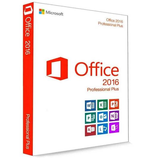 Microsoft Office 2016 Professional Plus – Lifetime License For 5 PCs