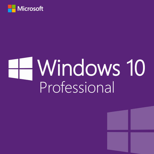 Microsoft Windows 10 Professional – Lifetime License for 1 PC
