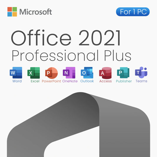 Microsoft Office 2021 Professional Plus – Lifetime License For 1 PC